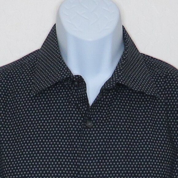 Banana Republic* Men's Long Sleeve Button Down Curved Hem BOHO Dress Shirt~Large - Picture 5 of 10